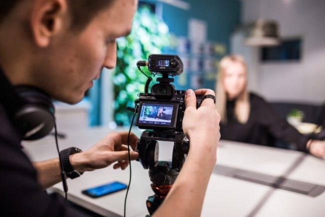 professionell videofotograf