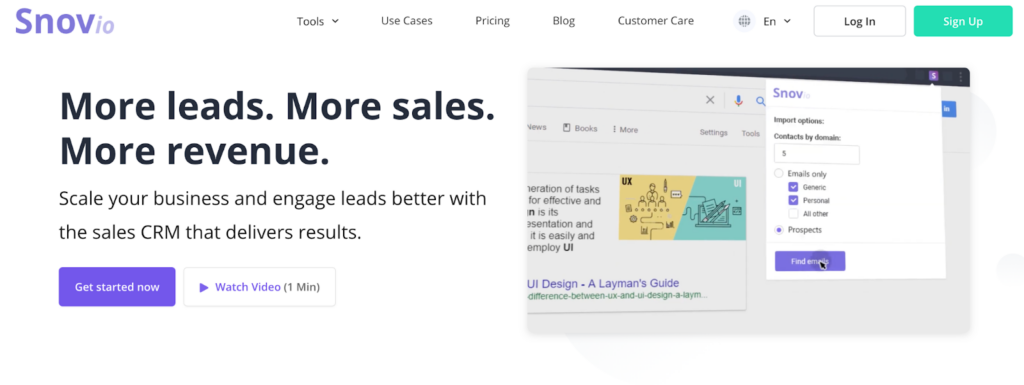 snov is a lead generation tool