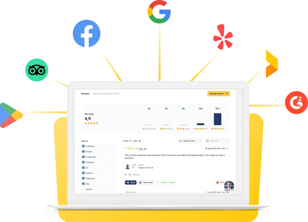 add reviews to website with the best possible tool