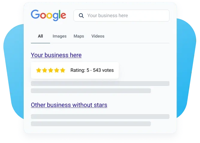 add review schema to gain leverage over competition