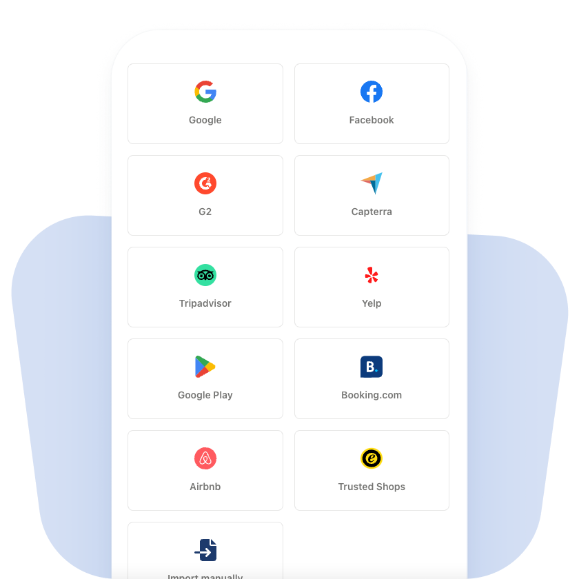 connect platforms and import reviews