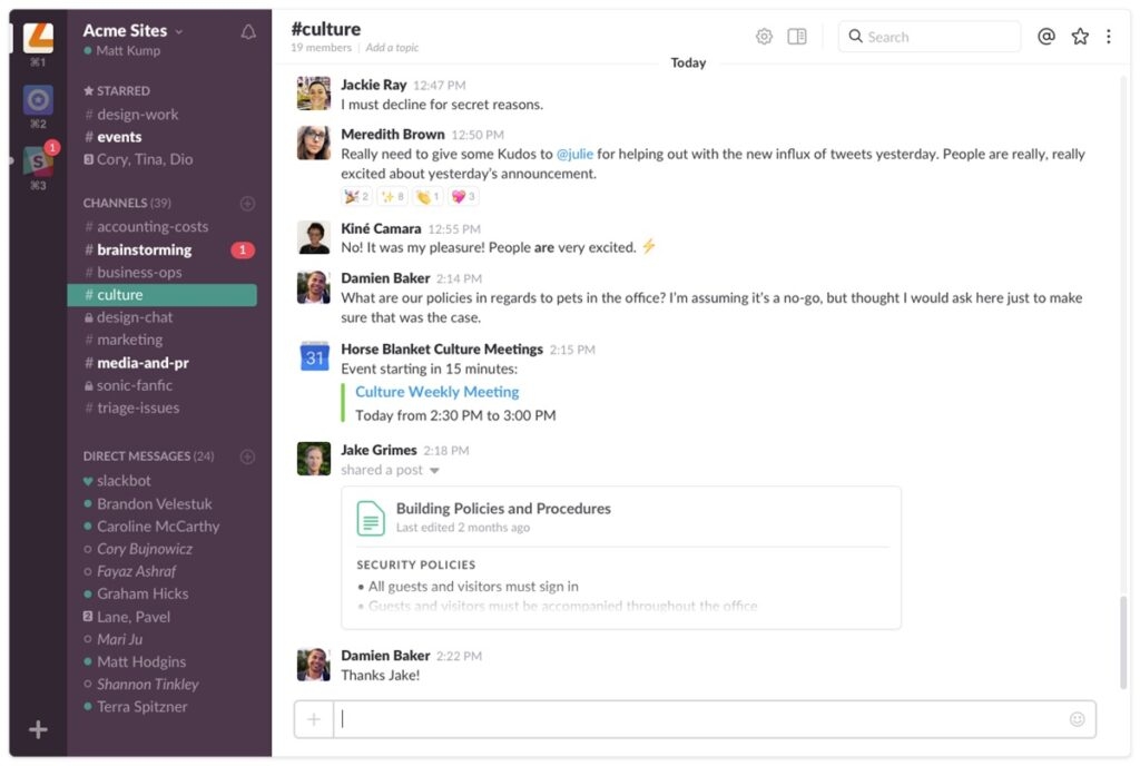slack
