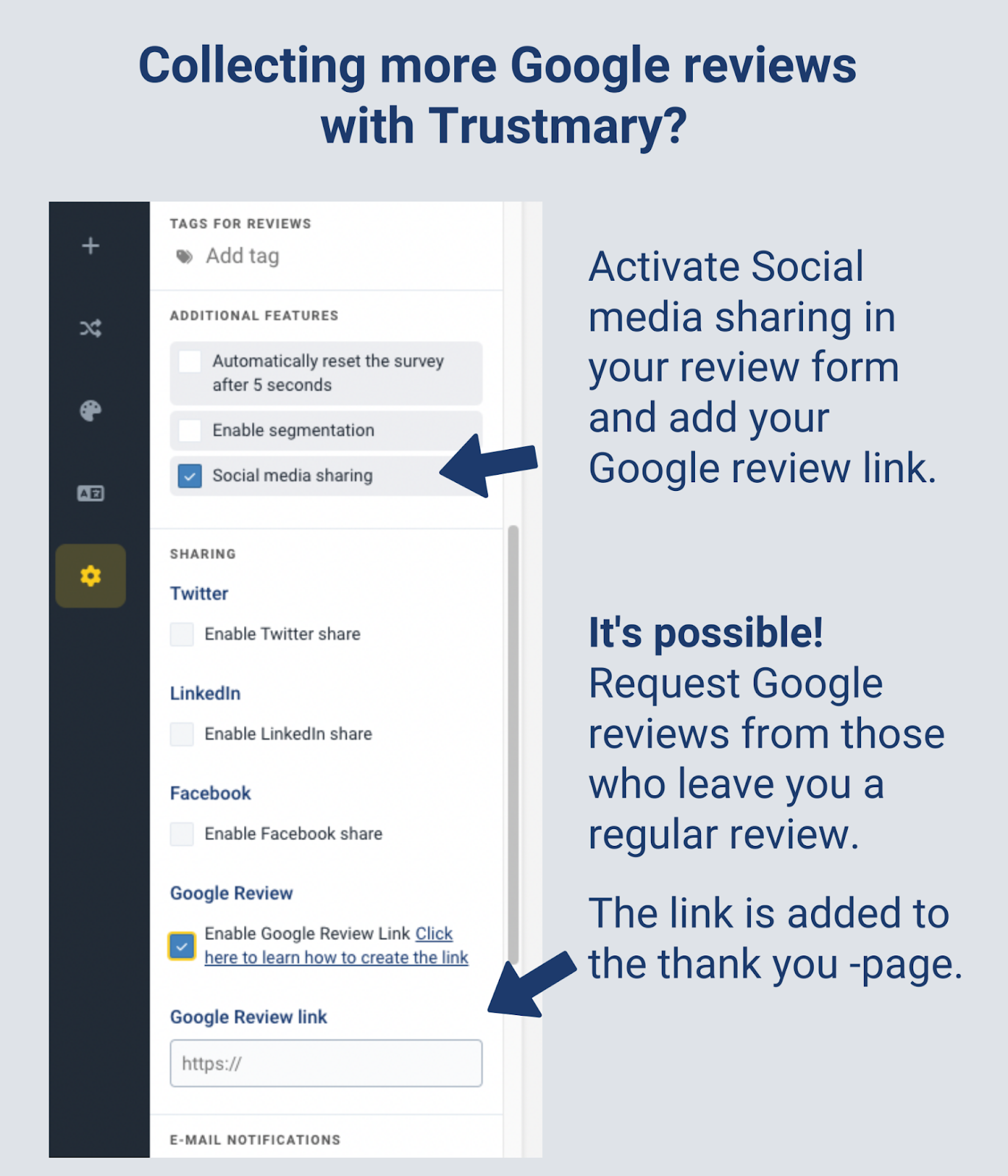 process for collecting more google reviews