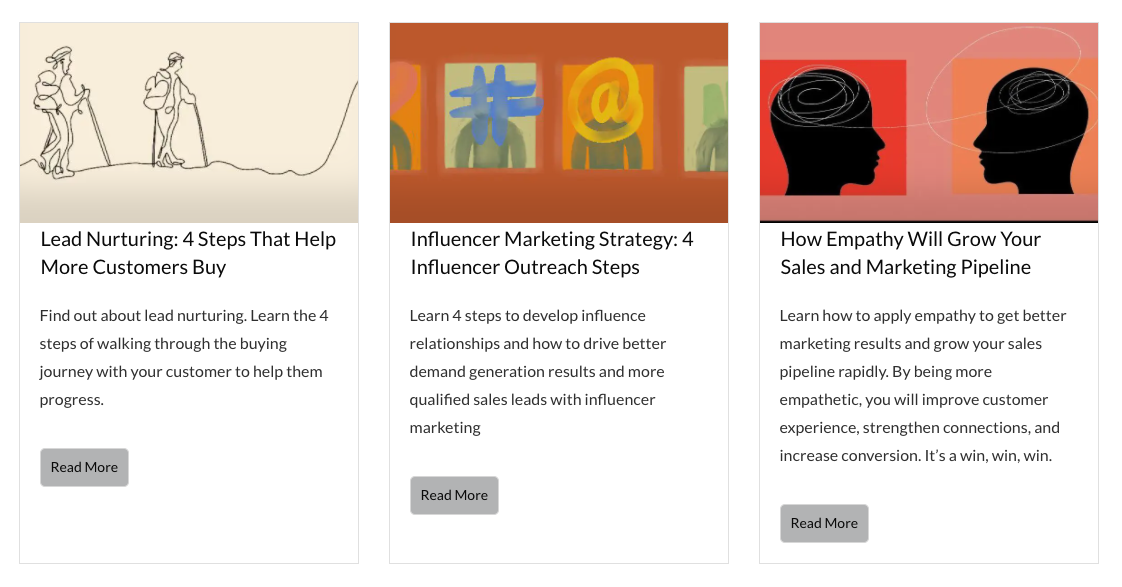 markempa website for lead generation