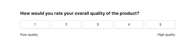 Product-survey-quality-rate