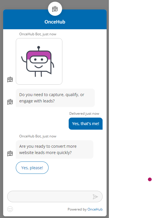oncehub-chatbot oncehub-chatbot