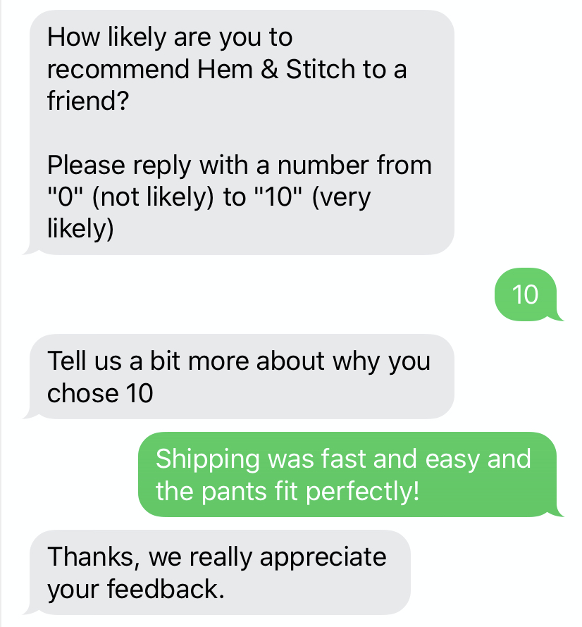 nps via sms