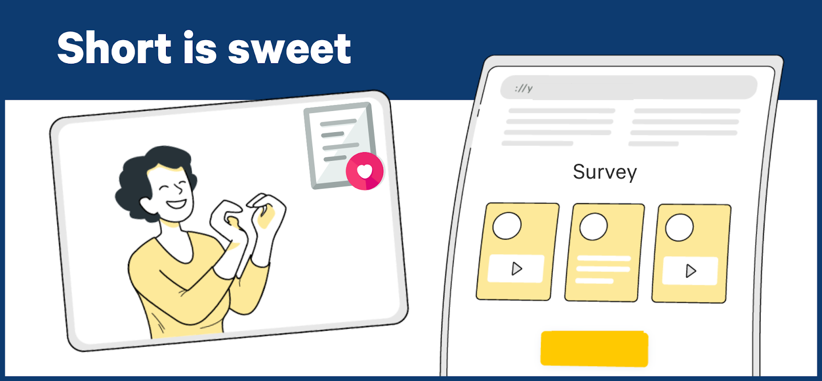 keep it simple to get more survey responses