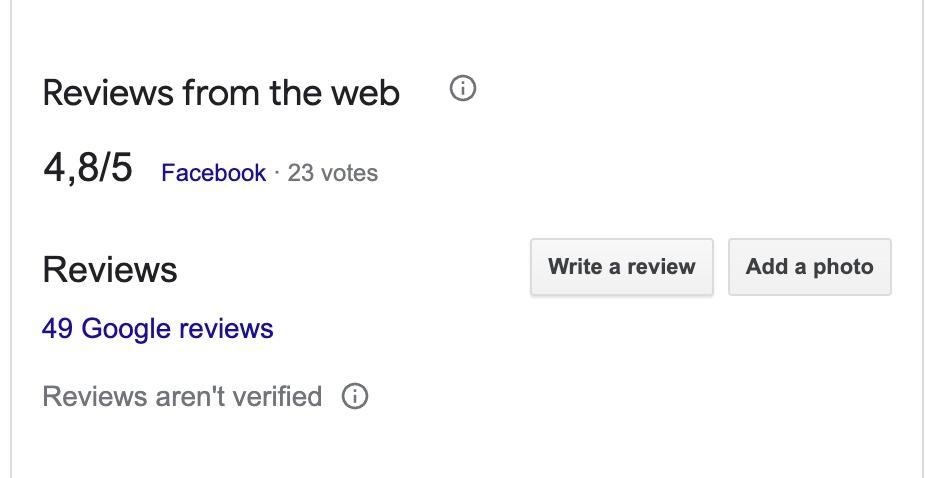 raccourci pour obtenir le lien d’avis Google
