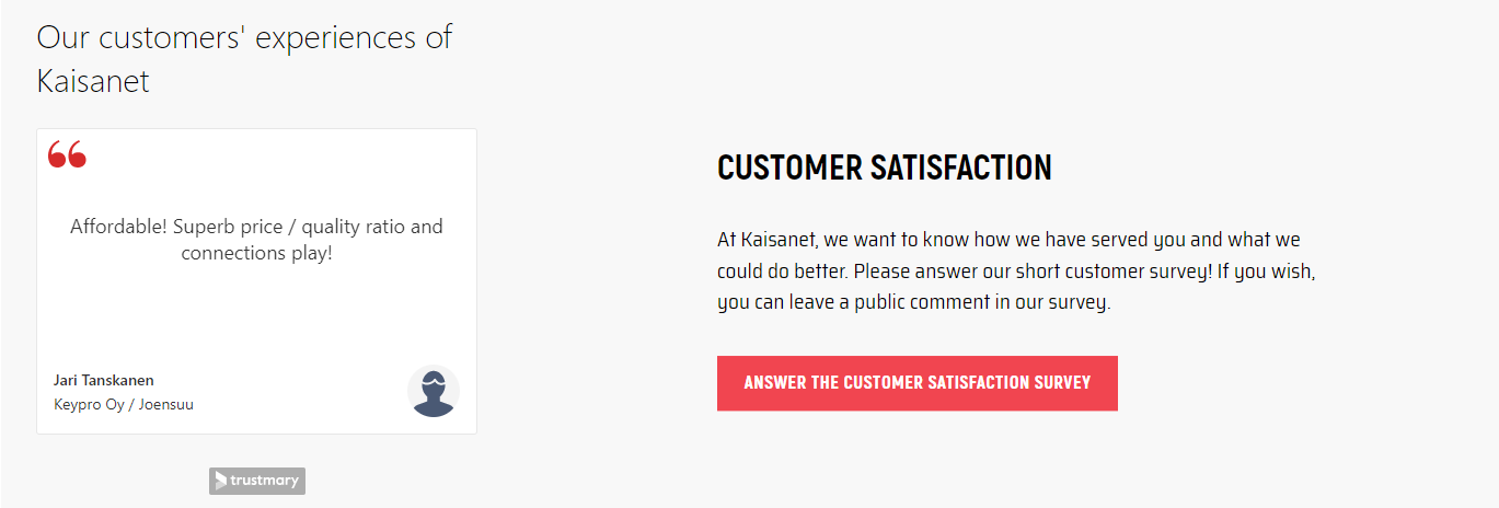 kaisanet review example