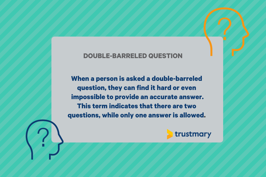 double-barreled questions