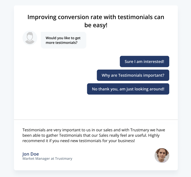 inpage lead generation chatbot form