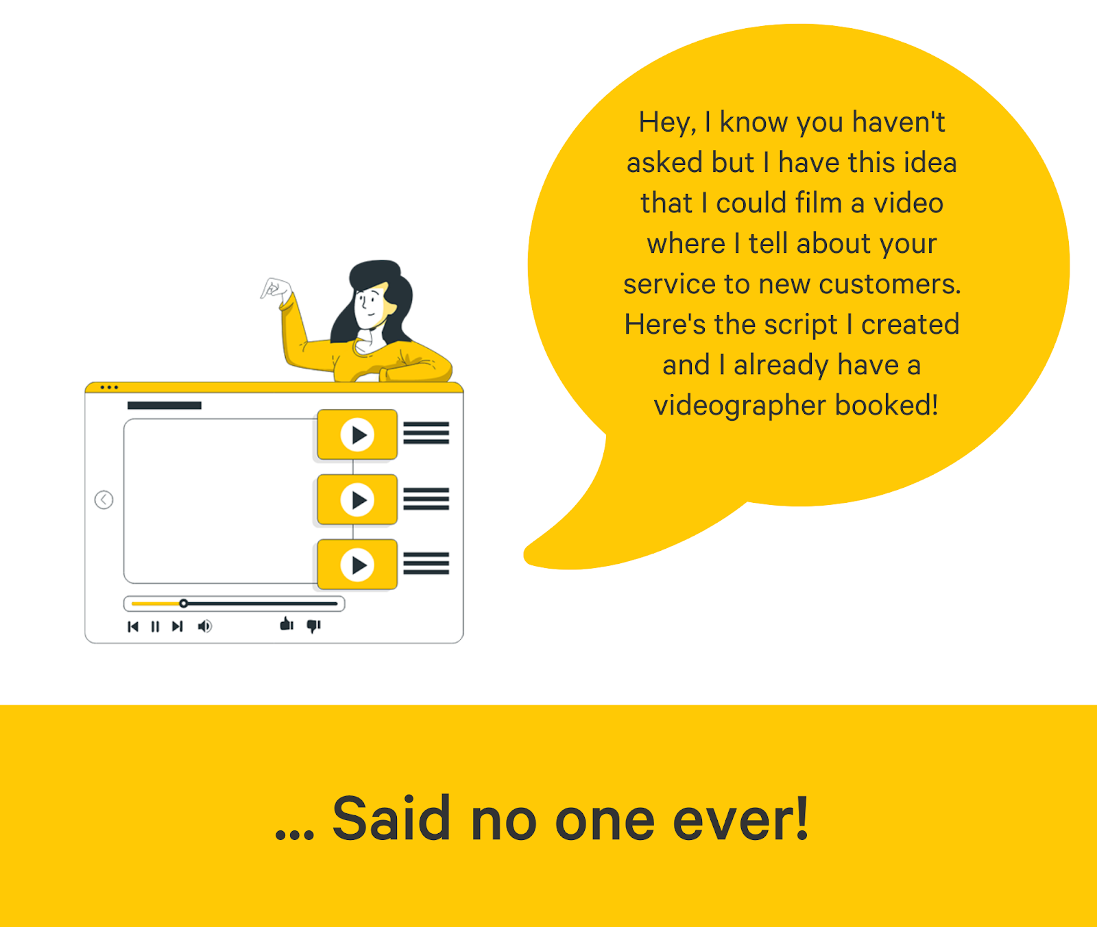 video testimonials from b2b customers