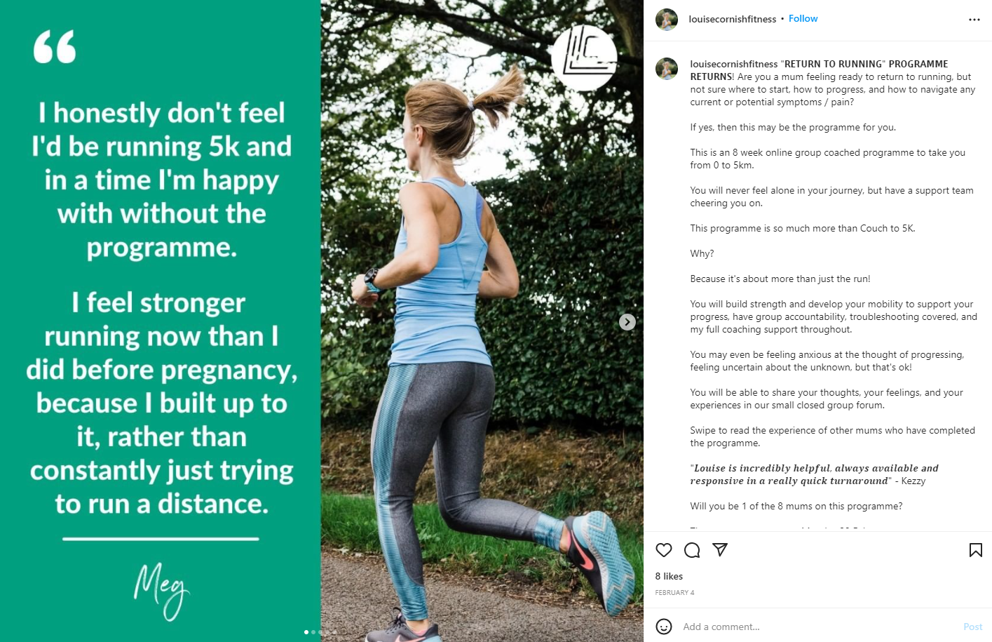 fitness testimonial quote