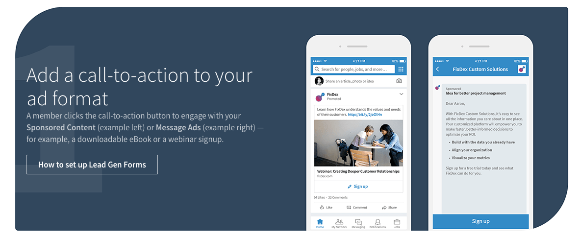 linkedin lead generation forms
