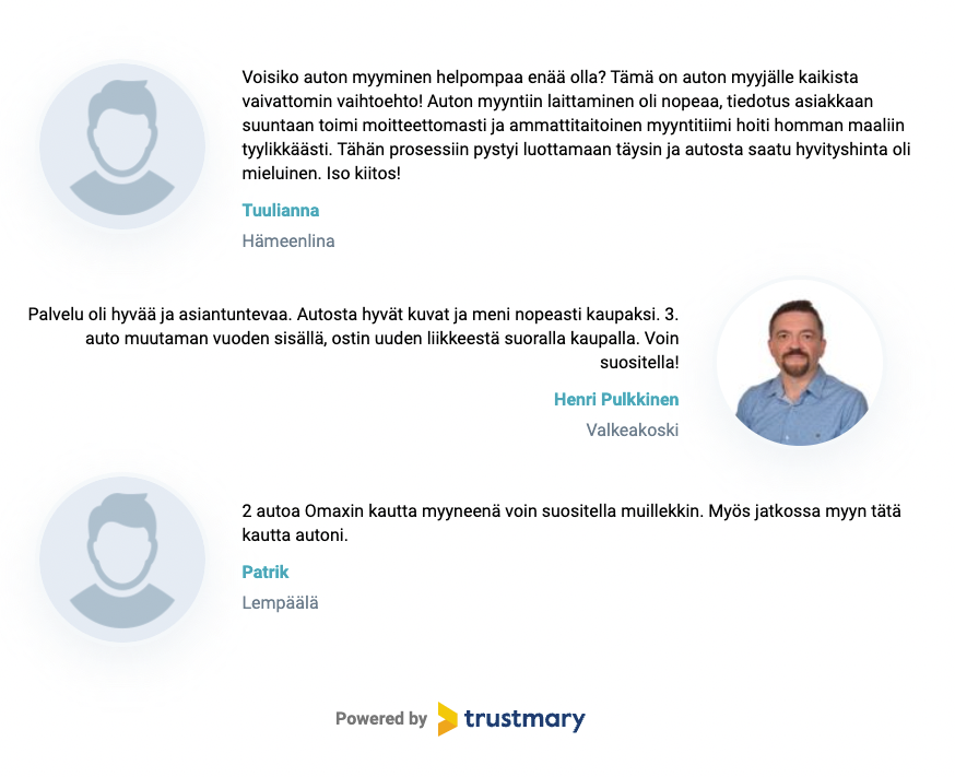 double testimonial