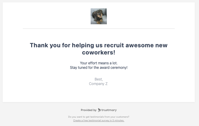 thank you page 