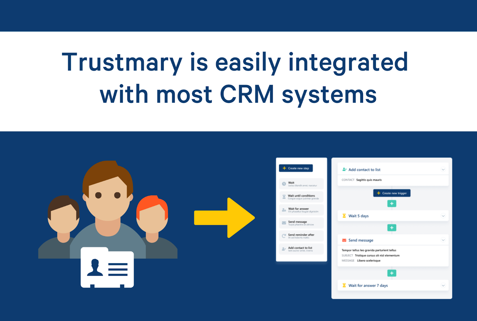 integrate crm with trustmary to increase survey response rate