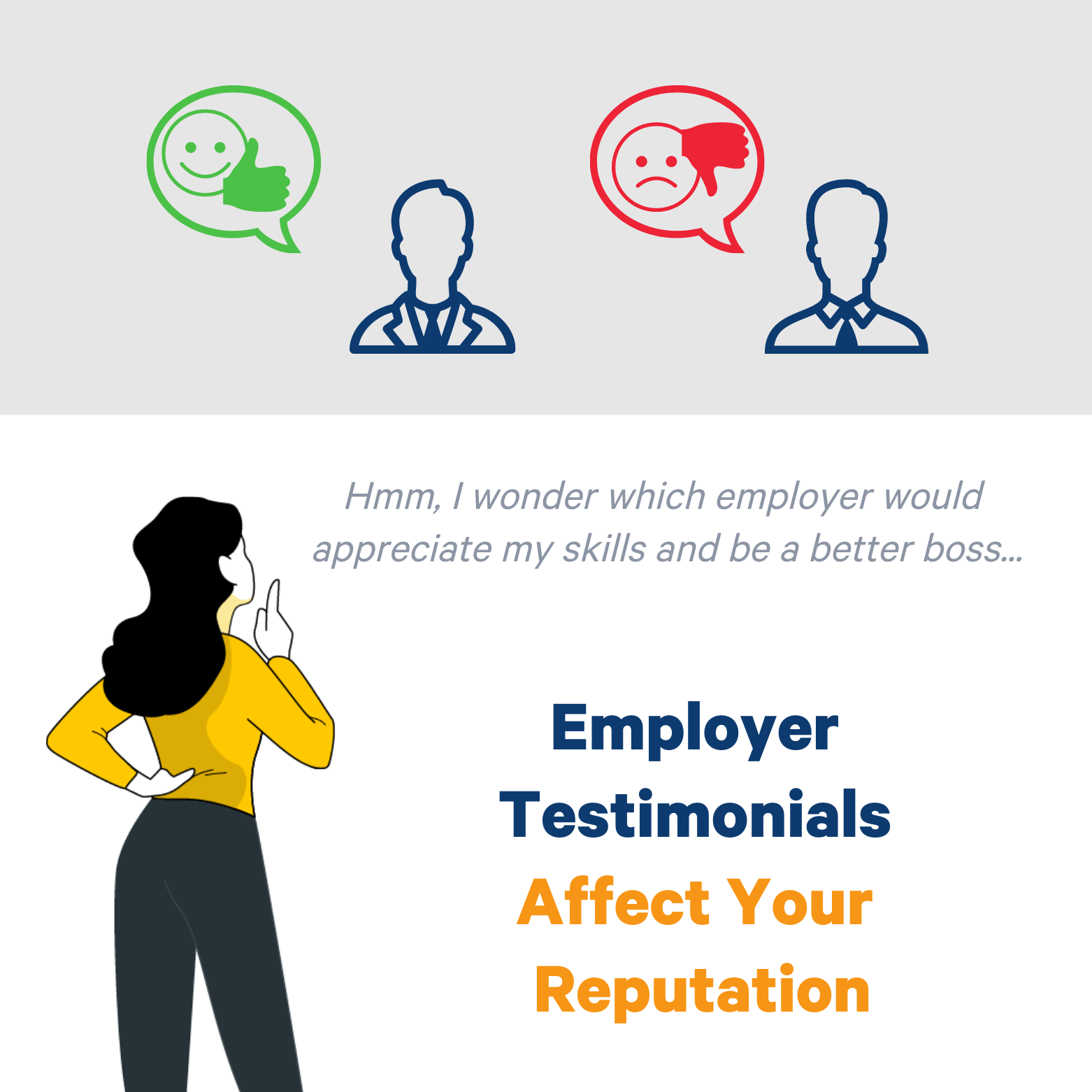 employer testimonials affect your reputation
