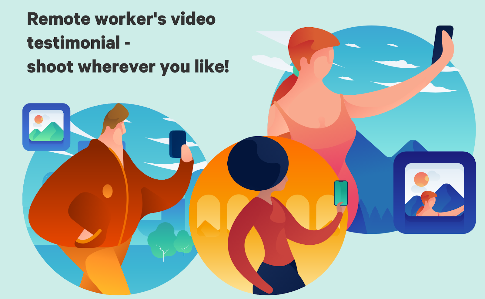 remote video testimonial idea