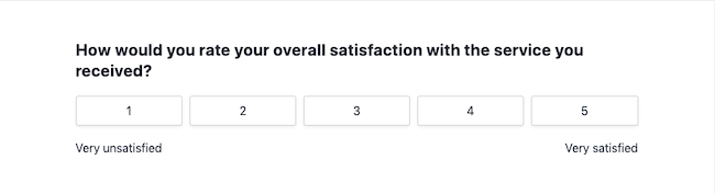 Product-survey-service-rate
