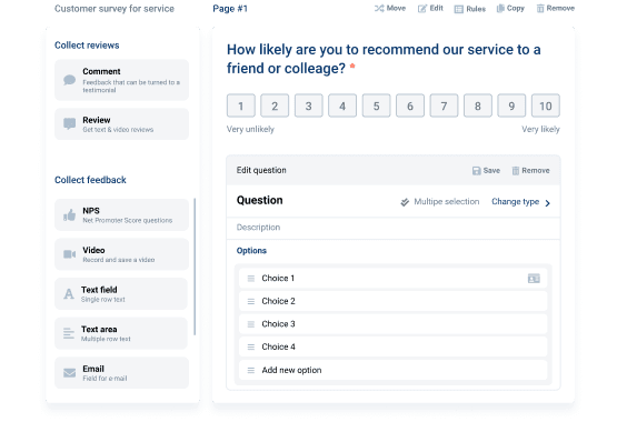 feedback survey design