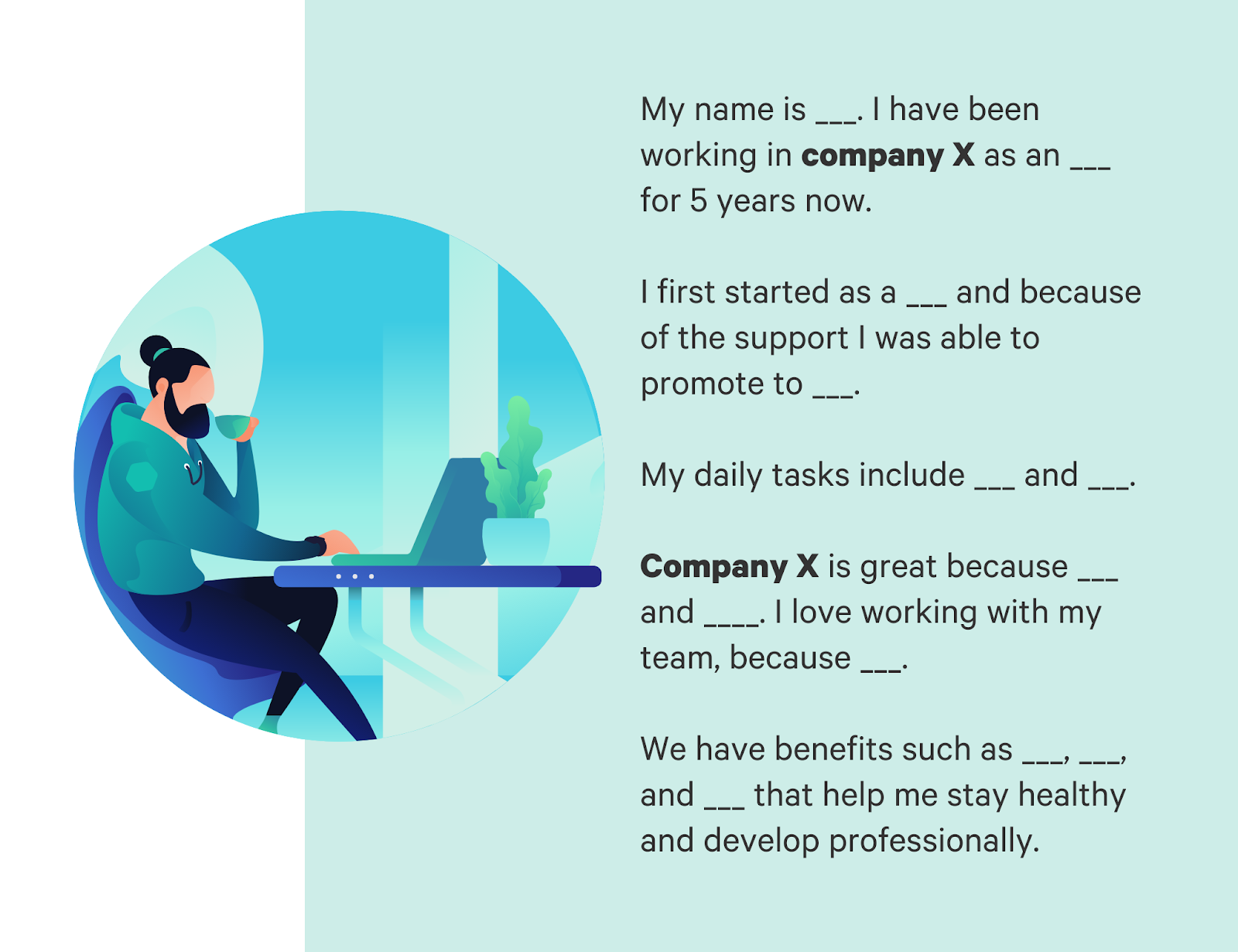 employee testimonial template