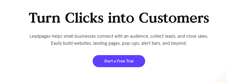 leadpages website for lead generation