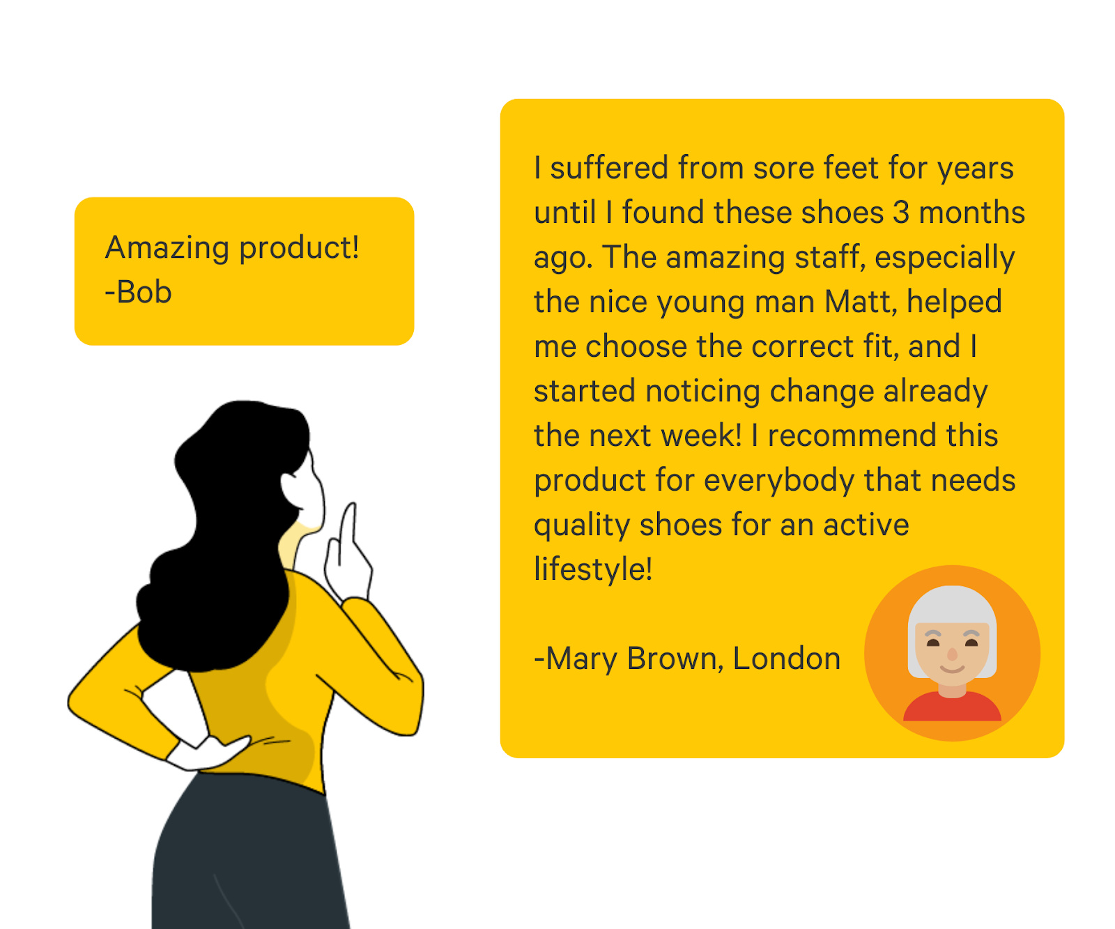 credible testimonial