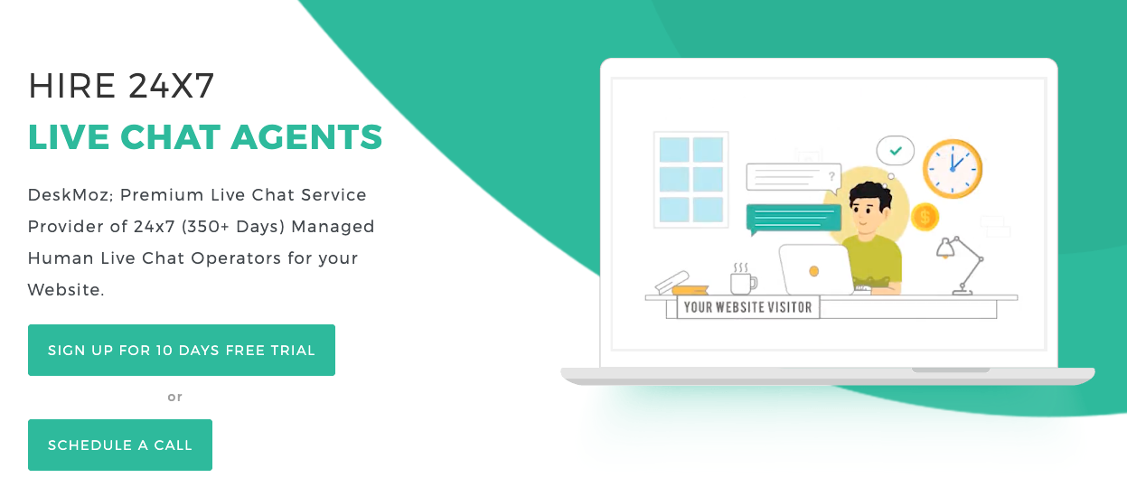 deskmoz website for lead generation