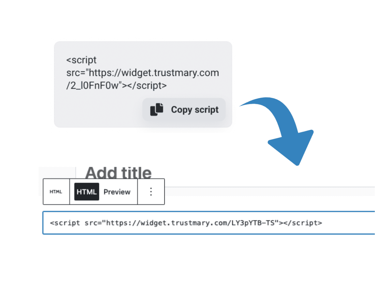 custom script for google reviews