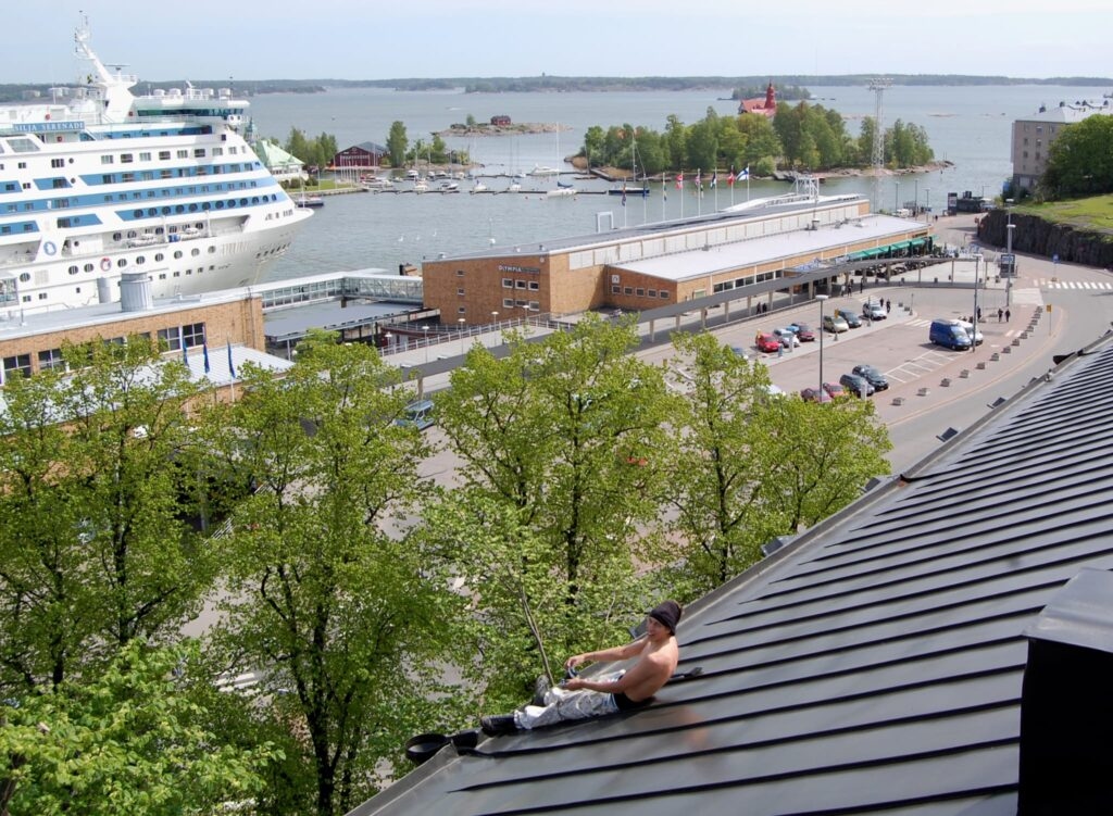 johannes karjula working in roofing in early 2010s
