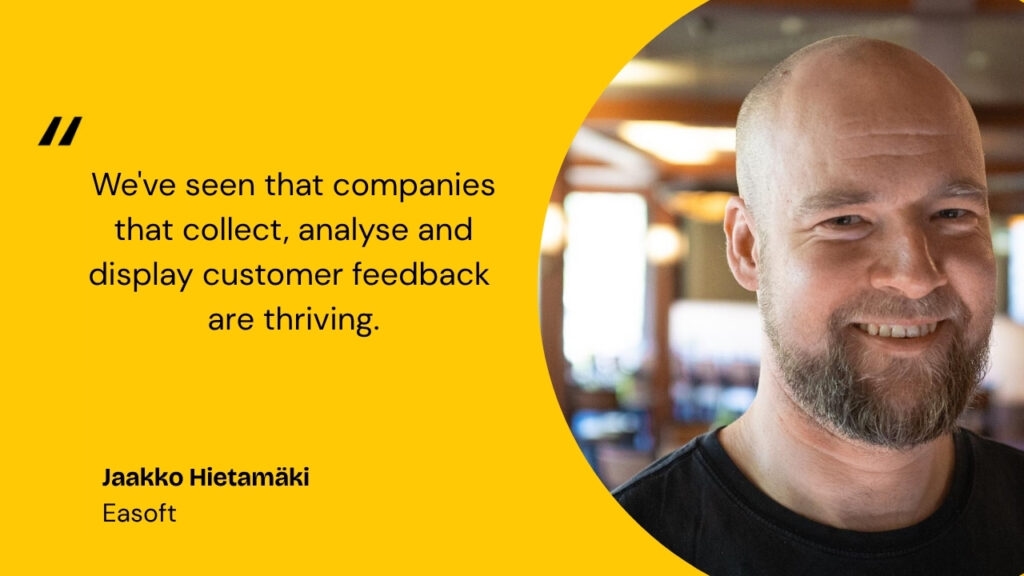 companies collecting feedback thrive