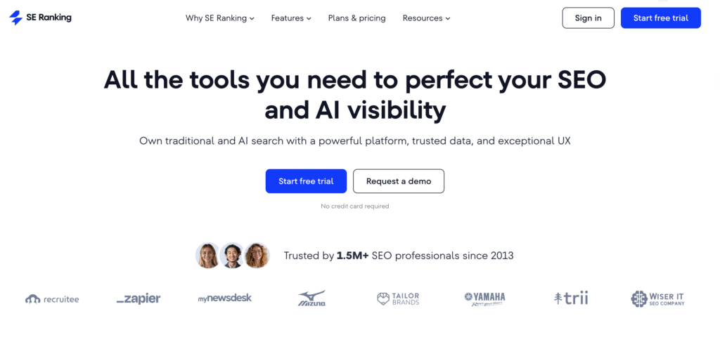 se ranking ai visibility tracker