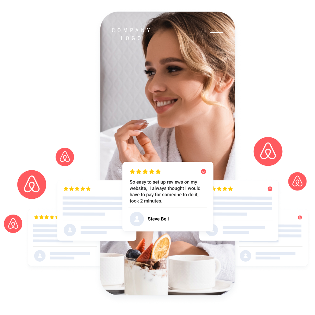 airbnb review widget