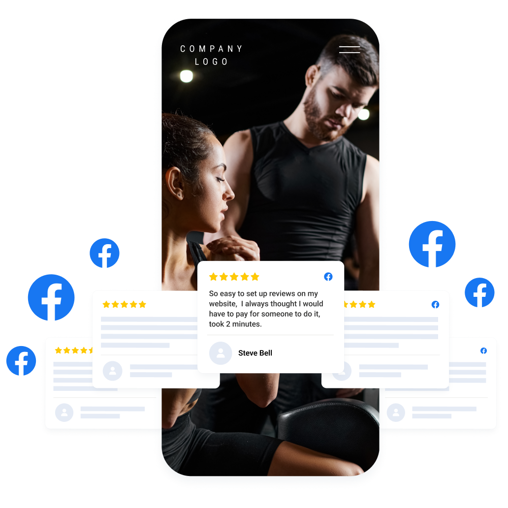 facebook review widget
