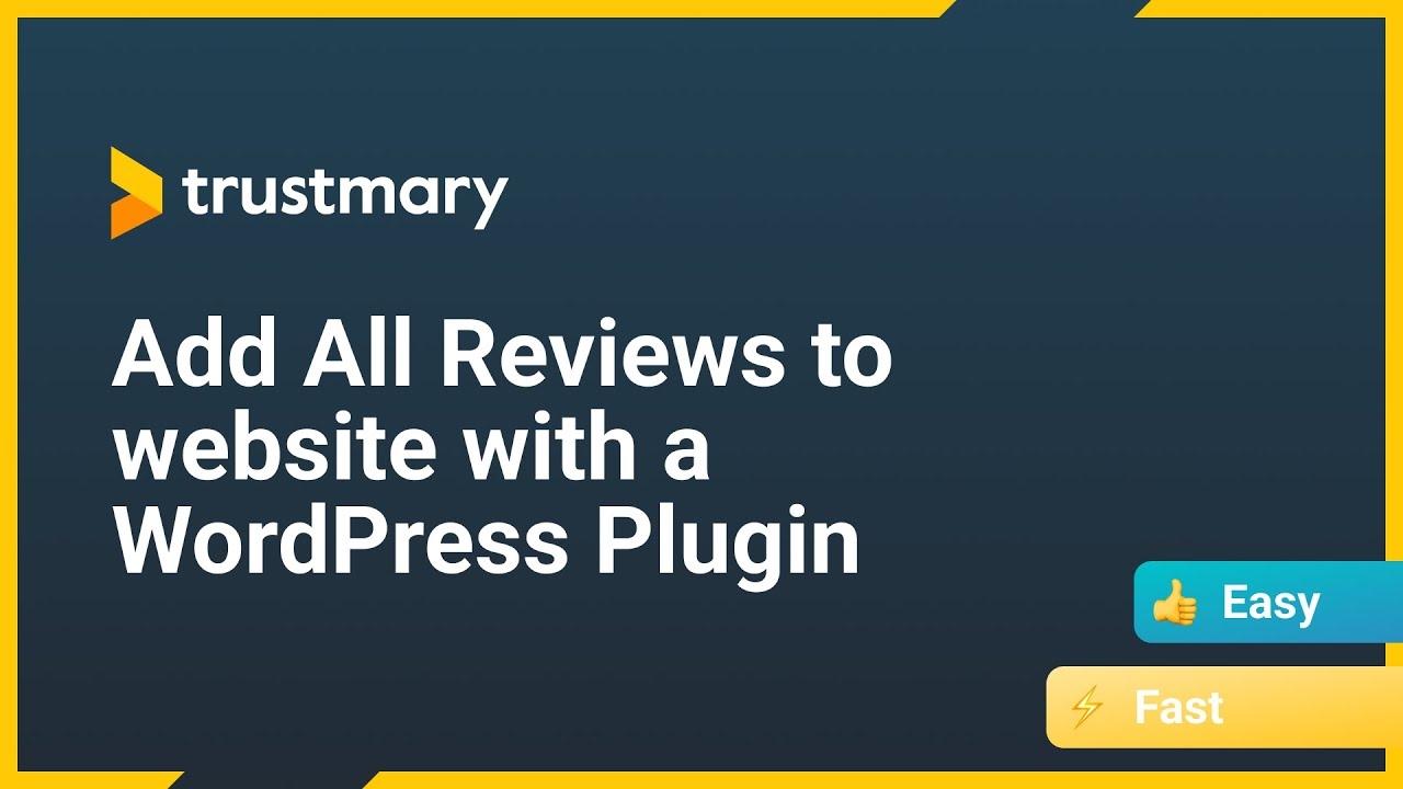 easiest way to add a google review widget to wordpress by following this video tutorial made by Trustmary's support guy, Santeri