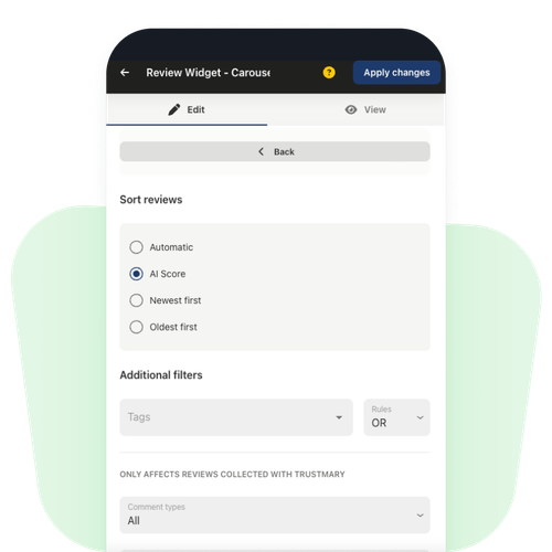 Boost conversions with your best reviews