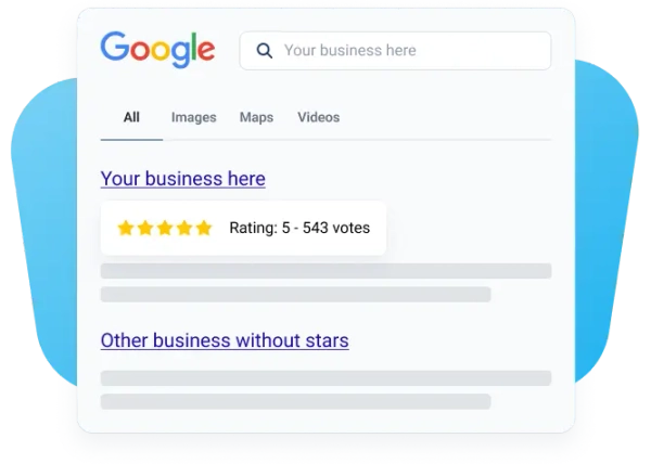 add review schema to gain leverage over competition
