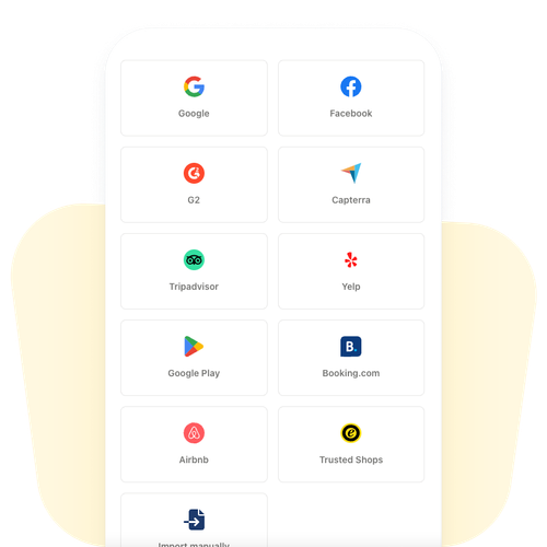 import reviews from different review platforms