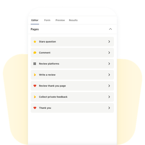 edit customer survey