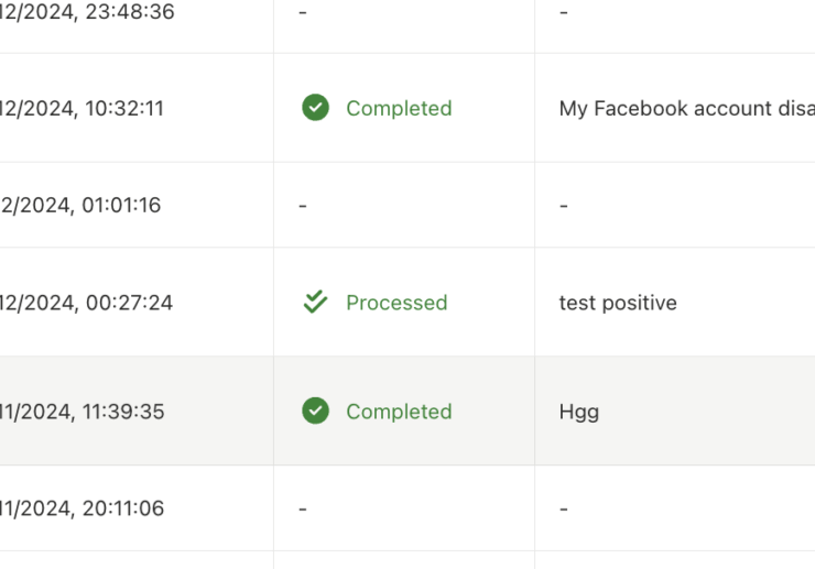 Mark responses as processed
