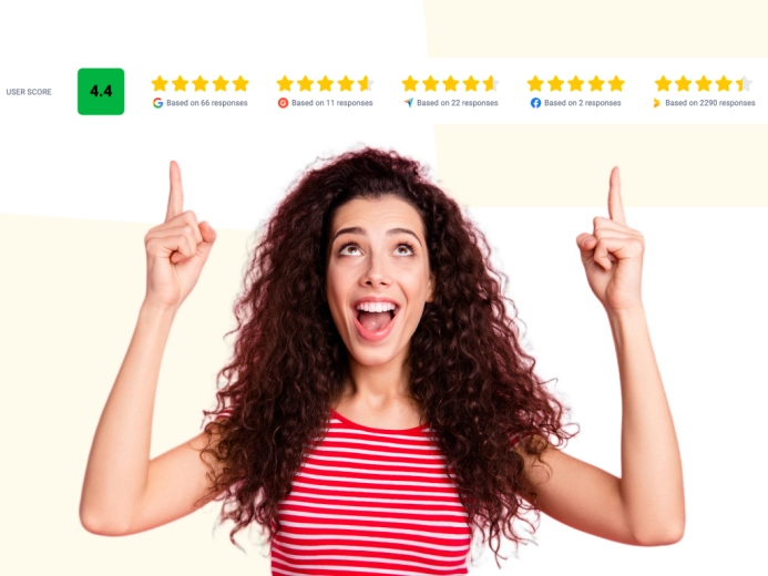 Arvostelusivu: Kaikki social proof kootusti näkyviin
