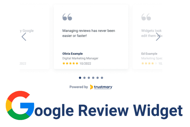 8 mallar för Google Review Widget