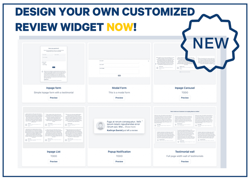 Introducing Trustmary's Review Widgets