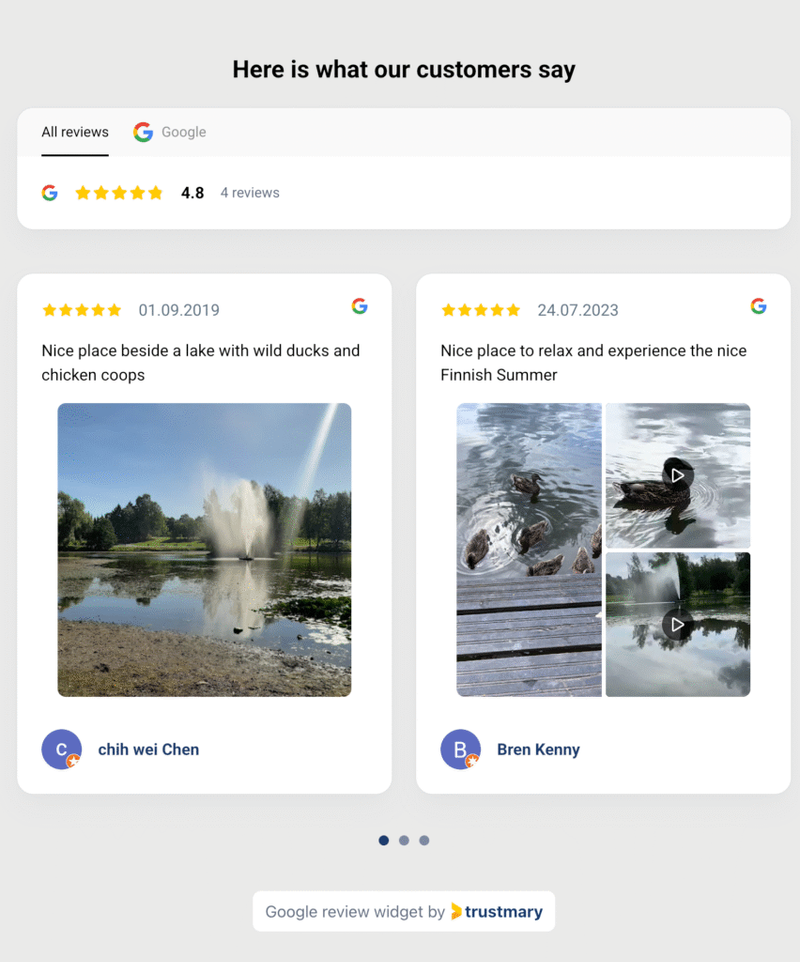 Review Widgets Now Support Images and Videos