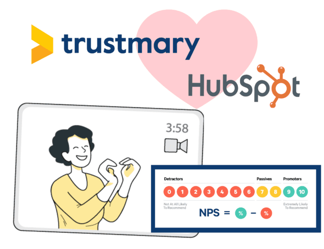 Video-Testimonials von Hubspot: Automatisch